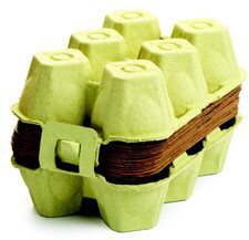 Блокнот с обложкой из контейнера для яиц. Автор Erin Zamrzla