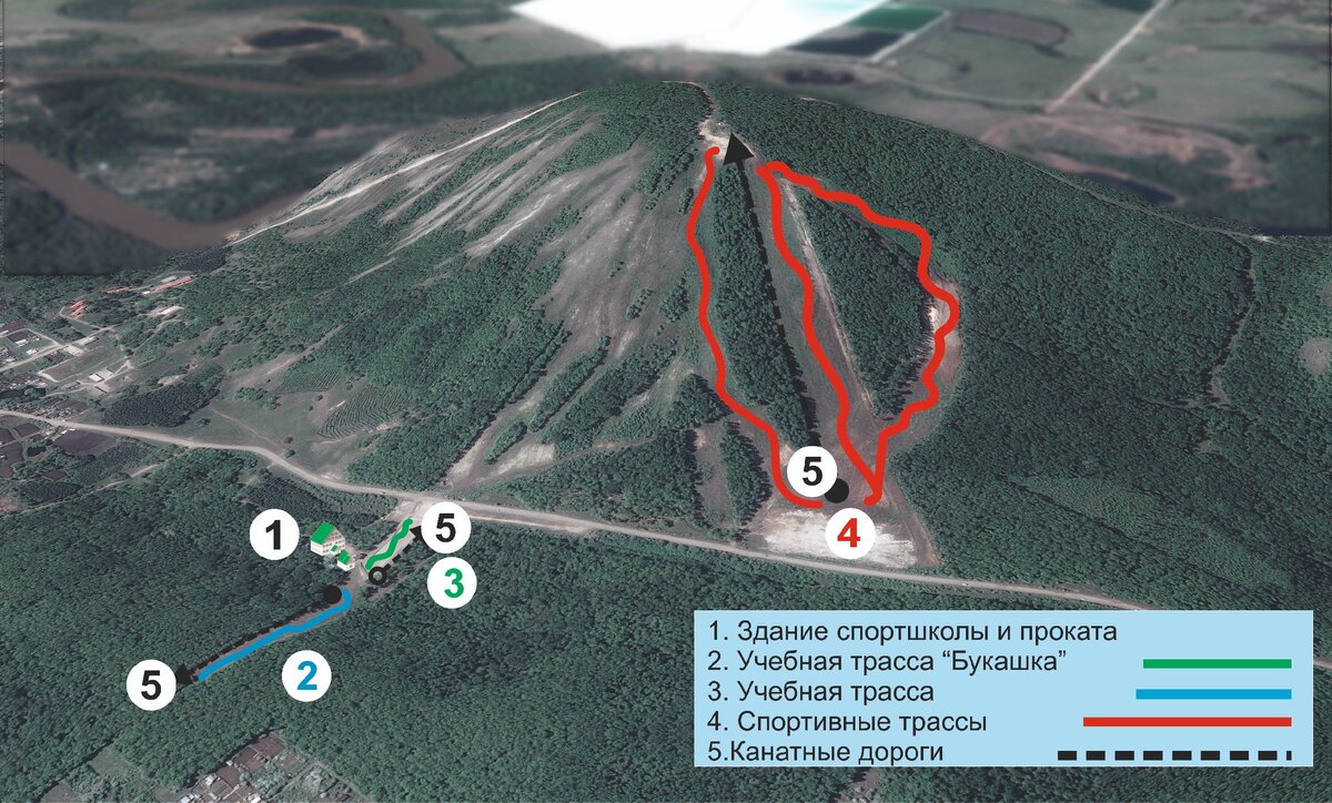 Горнолыжный курорт Куштау Стерлитамак