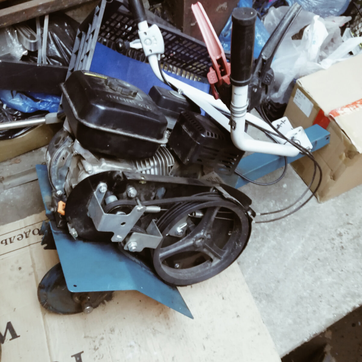 Сломанный мотокультиватор Hundai T850 @Для Себя своими руками