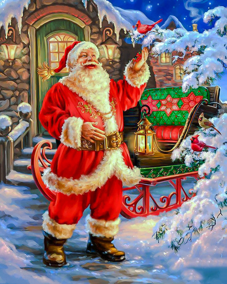 Санта Клаус (Santa Claus ) : Происхождение, мифы, история существования ...