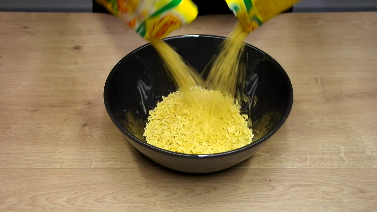 Высыпаем в чашку.