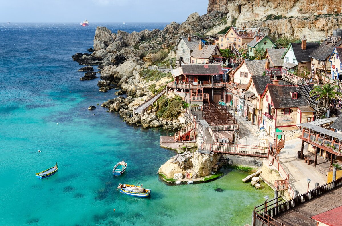 Деревня Попай, построенная для съемок мюзикла.