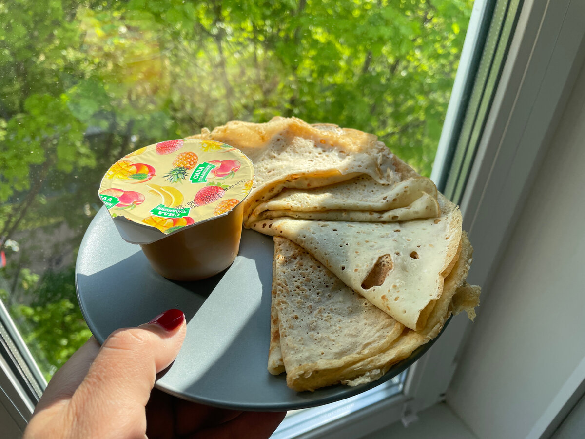 Вот такой вкусный завтрак 