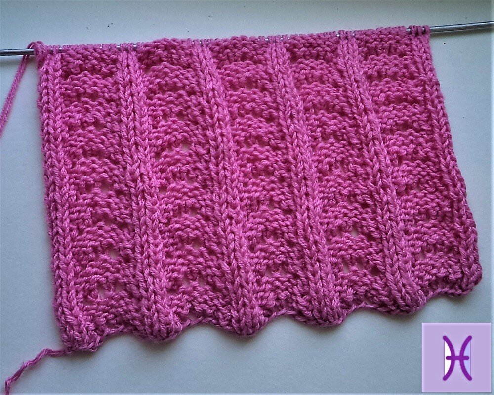 Изнаночная сторона узора