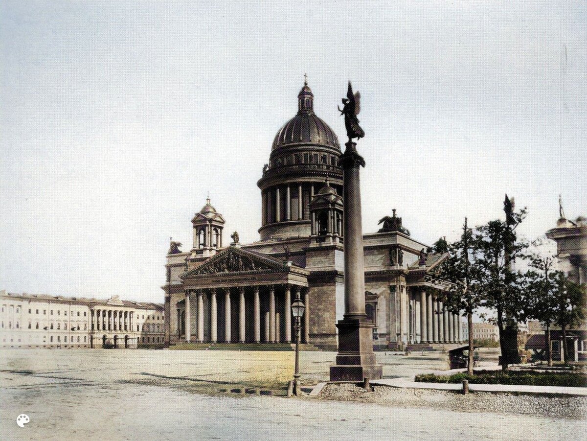 Цветные фотографии Санкт Петербурга 1850-1899 гг, жители и архитектура  Часть 3 | История в цвете | Дзен