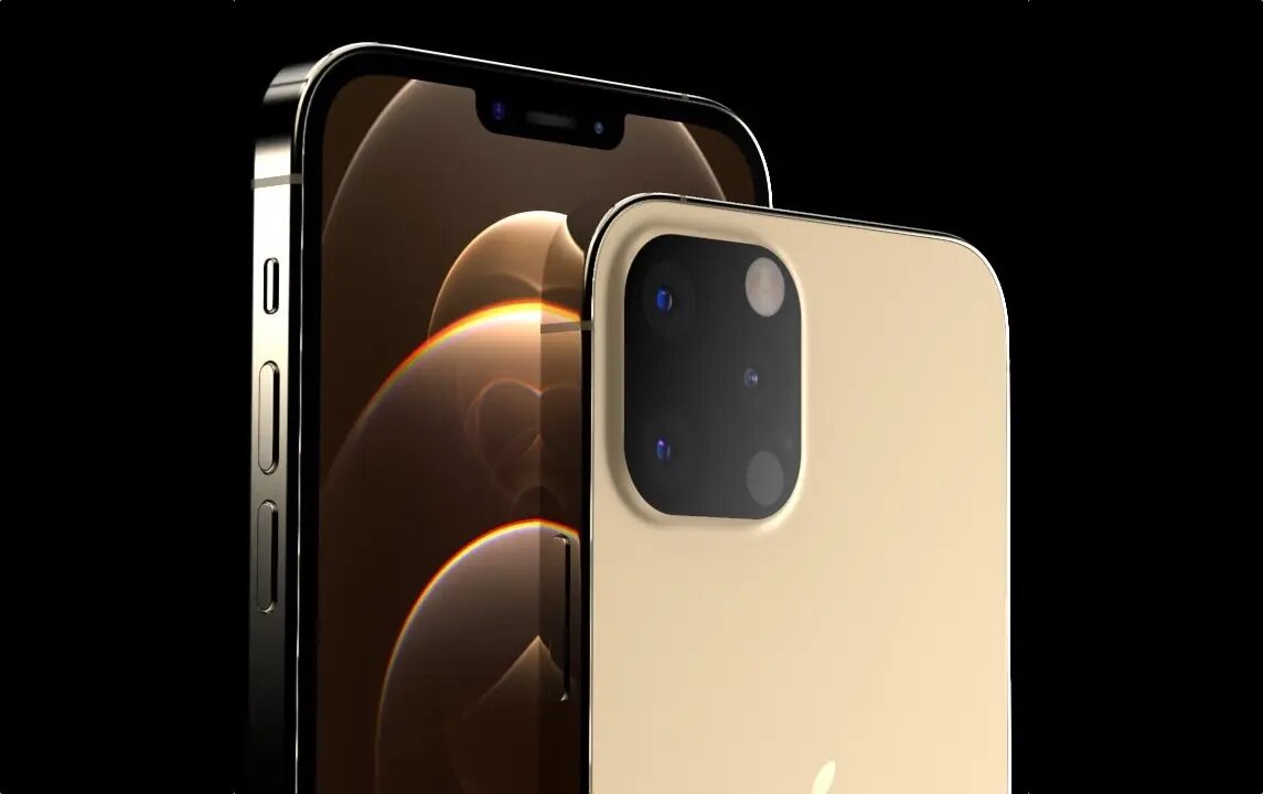 Дизайн iPhone 13 Pro с меньшим вырезом | Источник: LetsGoDigital 