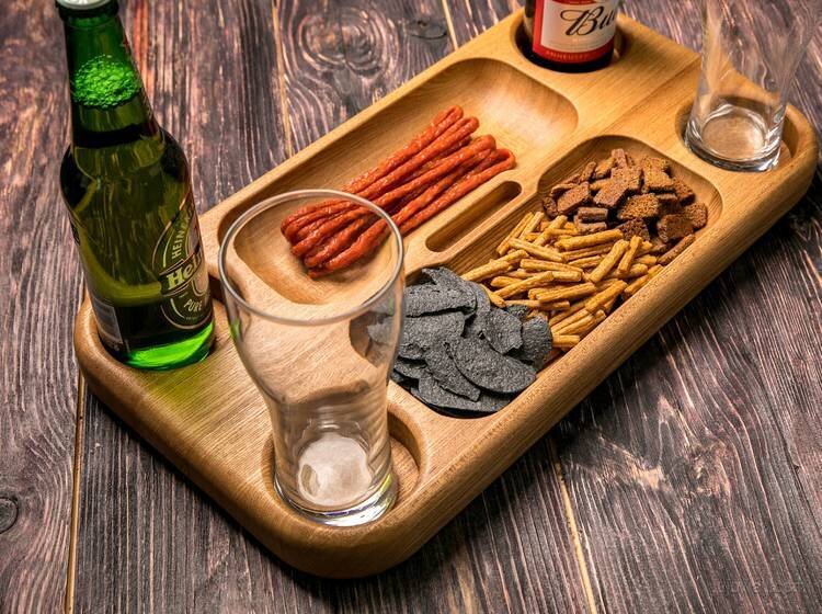 Менажница под напитки и закуски 