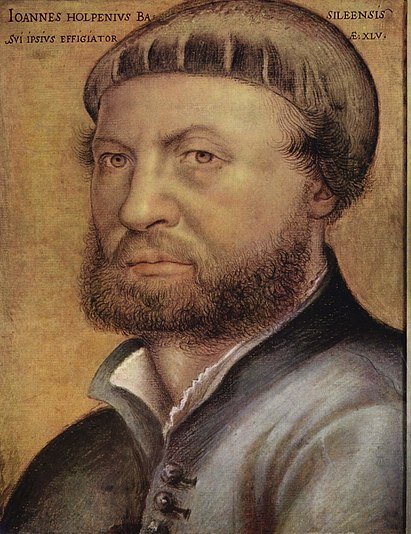 Ганс Гольбéйн (Младший) (1497, Аугсбург — 1543, Лондон) — живописец, один из величайших немецких художников. Самый знаменитый представитель этой фамилии.