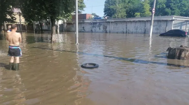 Затопленная Одесса. Фото "Страны"