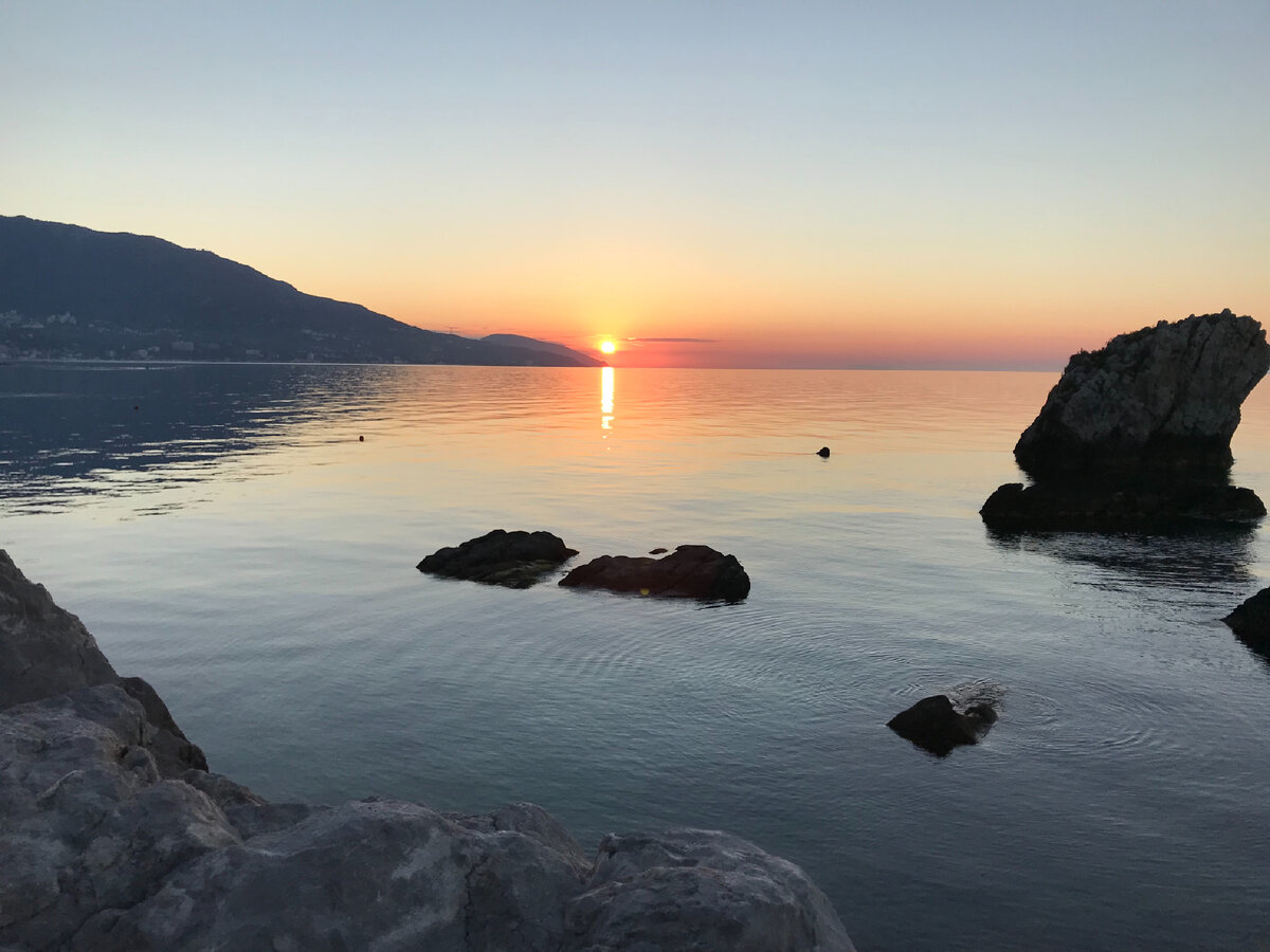 Рассвет на пляже