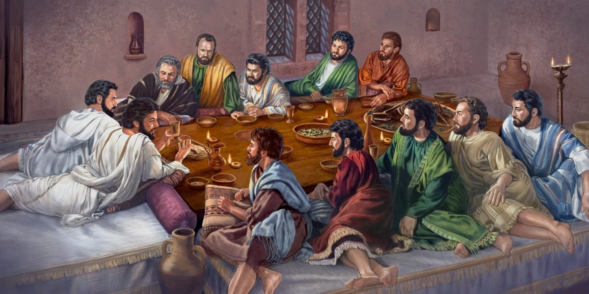  Вечеря Господня, известная также как Тайная вечеря (Последняя Пасха Иисуса Христа)