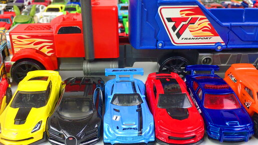 Игрушки Большая Коробка Машинки Хот Вилс Монстр Трак Грузовики ...