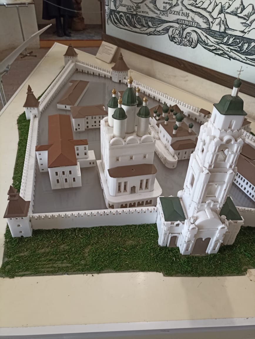 Макет Астраханского кремля.