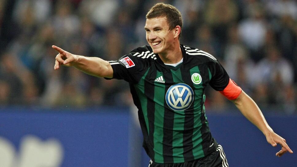 Эдин Джеко - в 2009-м помог Вольфсбургу сенсационно выиграть Бундеслигу
