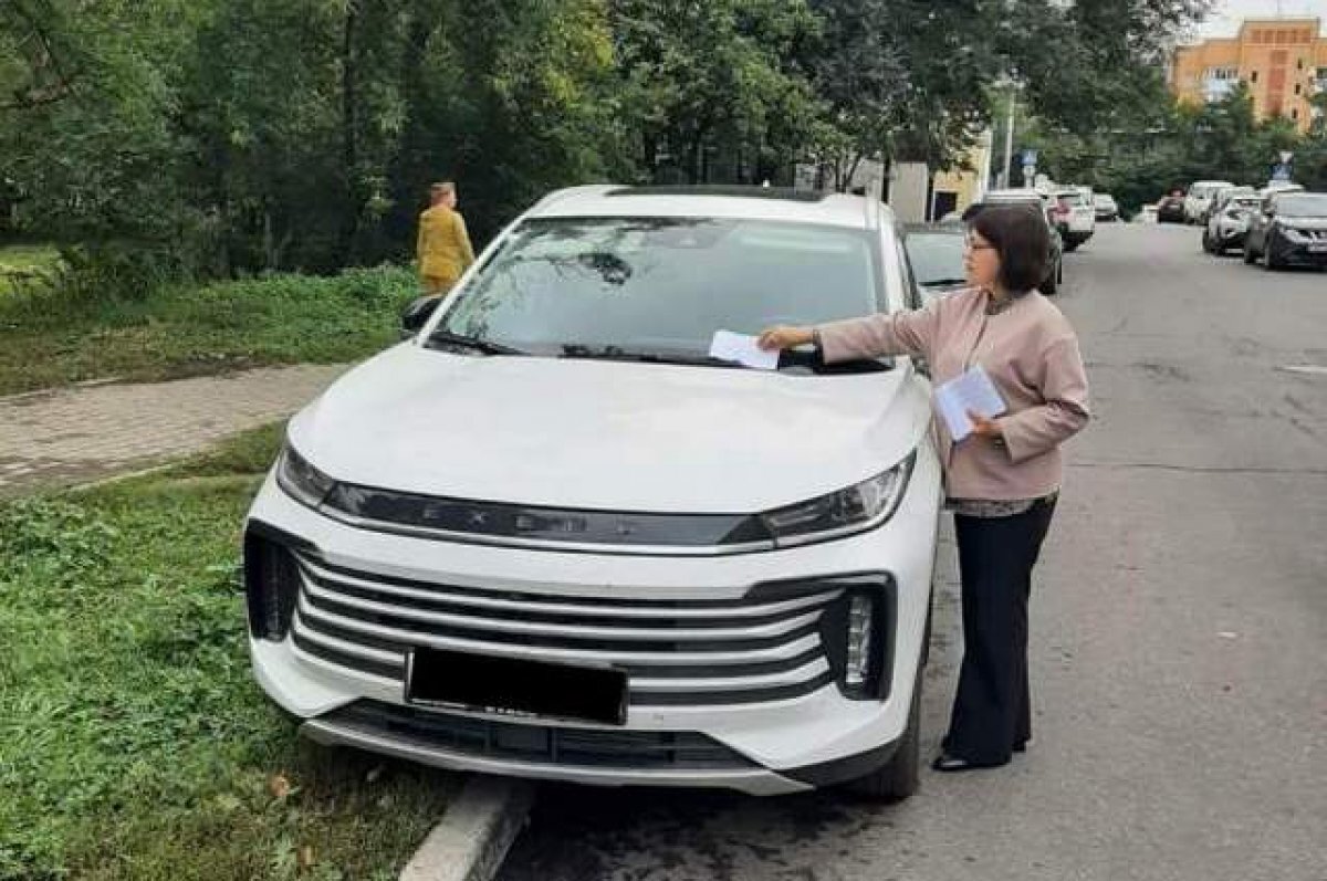    Хабаровчанам запрещают парковаться на газонах