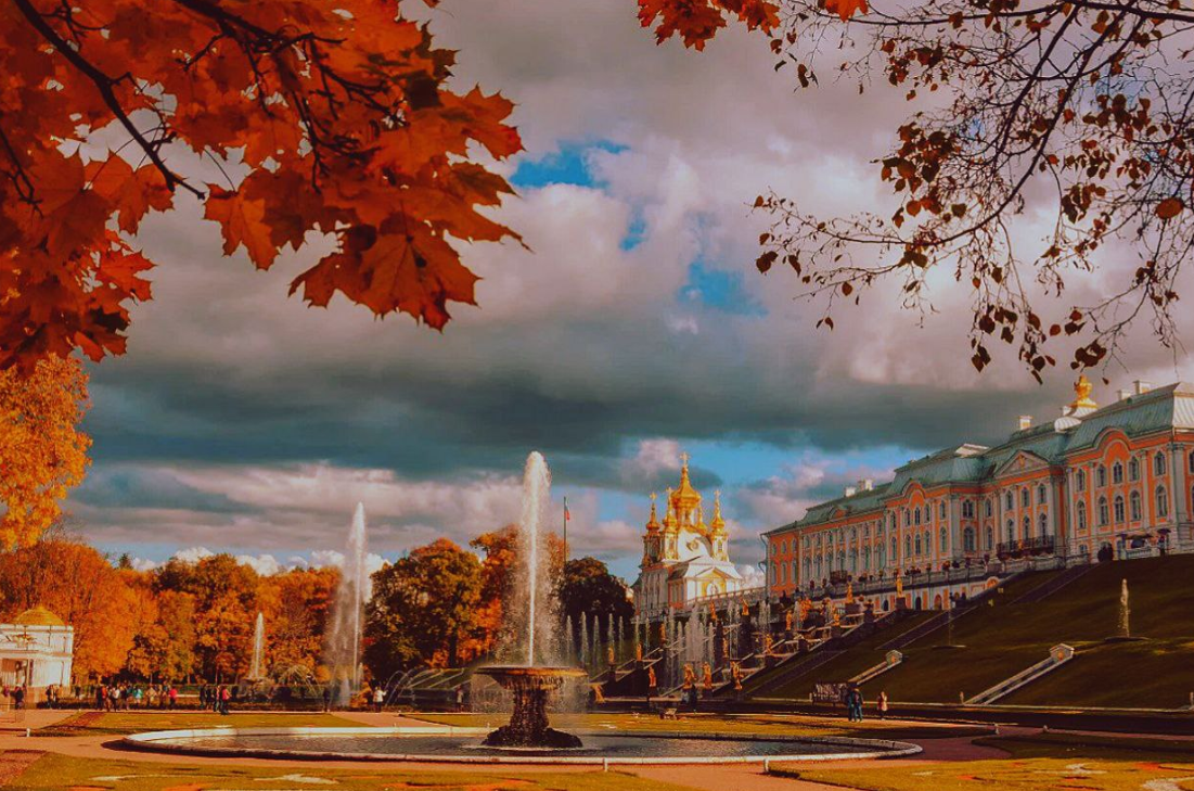 Золотая осень в Петергофе. Петергоф (дворцово-парковый ансамбль). Питер осенью Петергоф. Петергоф парк осенью.