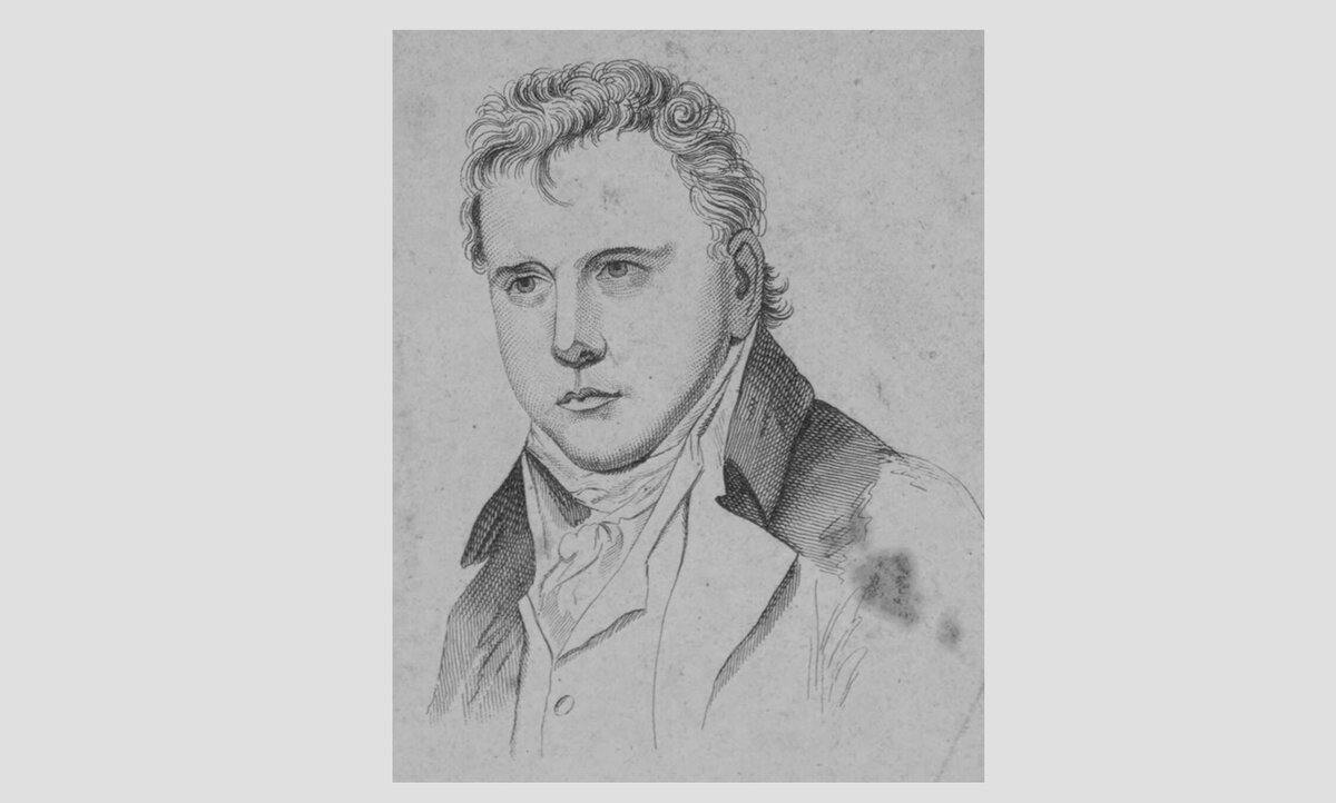 Вальтер Скотт в 1800 году (29 лет)