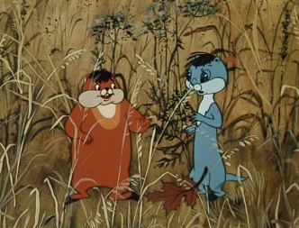  Хомяк и суслик из мультфильма "Приключение Хомы" за 1981 год.