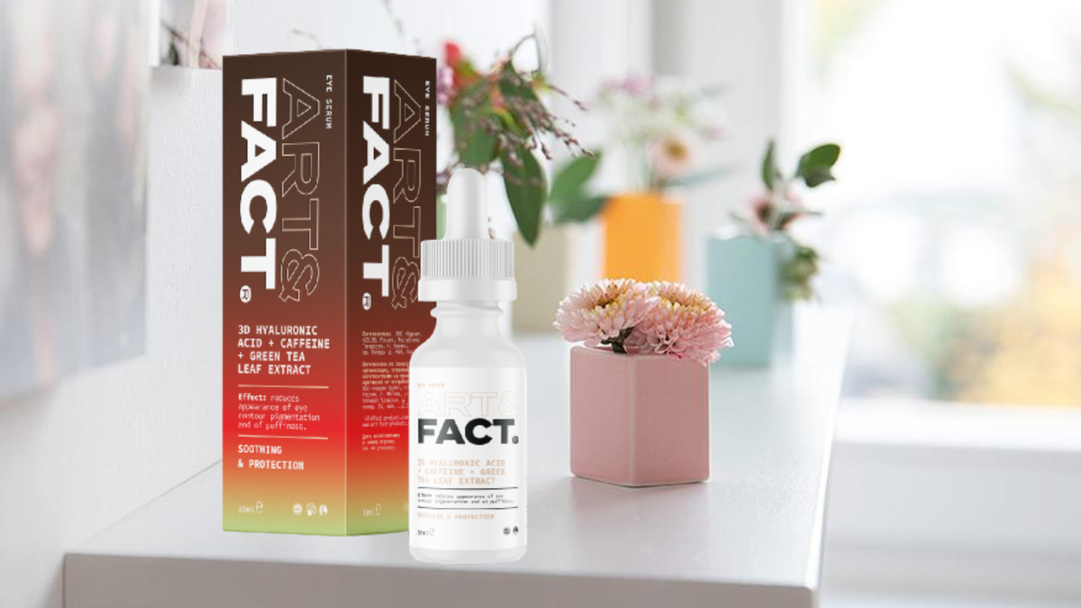 ART&FACT / Сыворотка для области вокруг глаз с кофеином, низкомолекулярной гиалуроновой кислотой