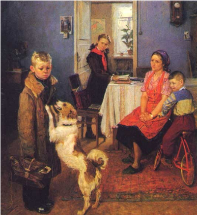 Ф. Решетников. Опять двойка.