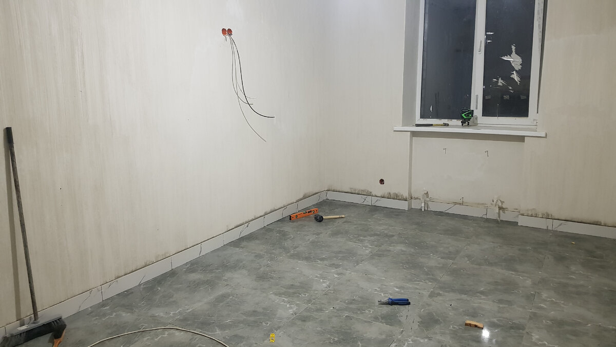 Стены готовы к покраске