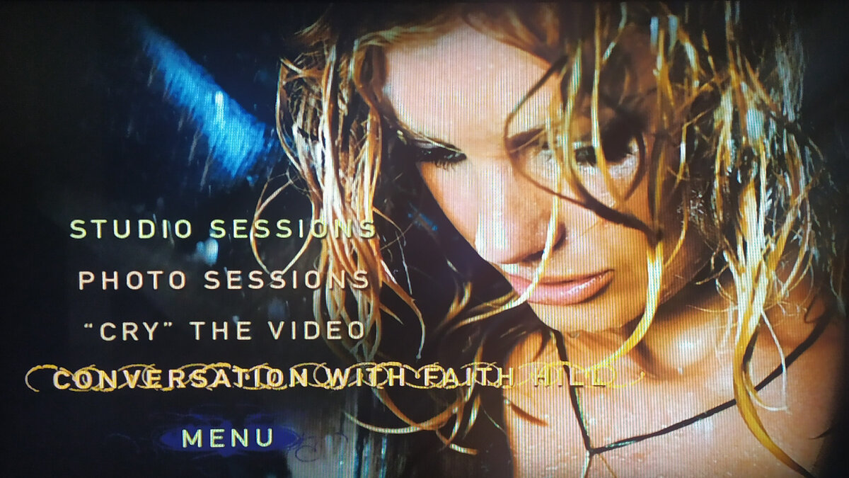 Faith Hill "Cry" DVD-Audio - bonus menu