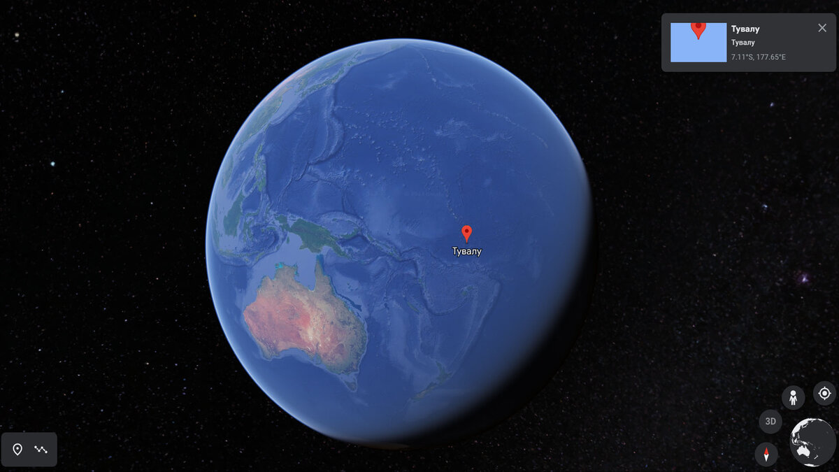 До ближайшего материка, Австралии, почти 3500 километров.