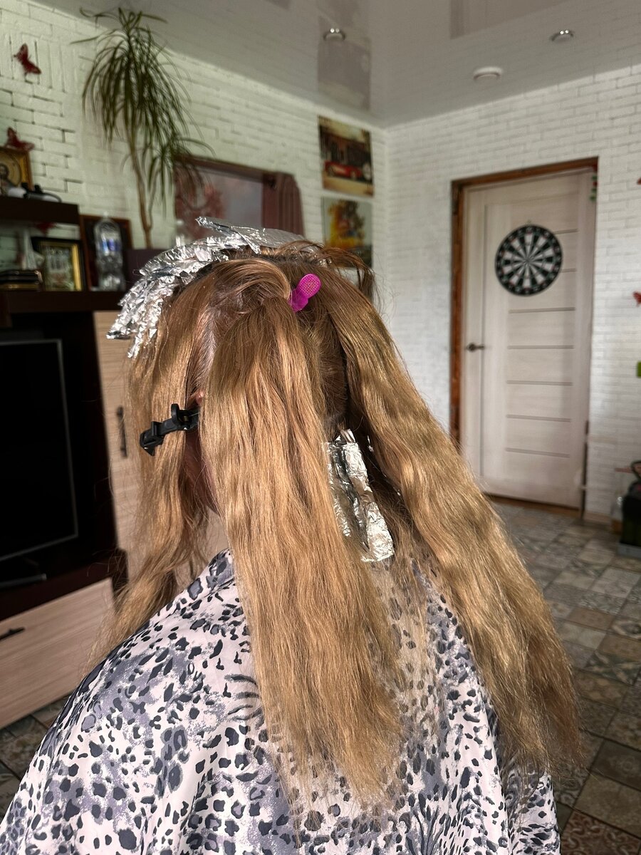 Вот такой цвет был "До"