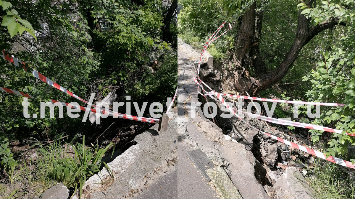 Ростовчане на ЗЖМ боятся погибнуть в обрыве на месте где погиб мотоциклист  в мае | Privet-Rostov.ru | Дзен