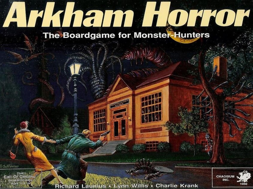 Настольная игра "Arkham Horror", первое издание, 1987
