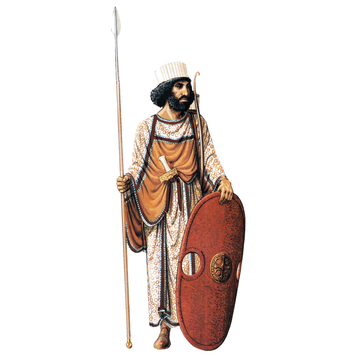 Правитель племени 5. Персидская армия Ахеменидов.