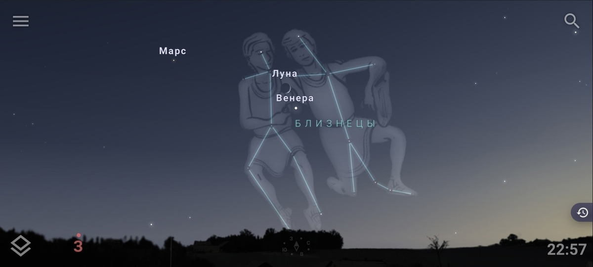 Ð¡ÐµÐ³Ð¾Ð´Ð½Ñ, 23 Ð¼Ð°Ñ, Ð¿Ð¾ÑÐ»ÐµÐ´Ð½ÐµÐµ ÑÑÑÐµÐºÑÐ½Ð¾Ðµ ÑÐ±Ð»Ð¸Ð¶ÐµÐ½Ð¸Ðµ Ð´Ð²ÑÑ ÑÐ°Ð¼ÑÑ ÑÑÐºÐ¸Ñ Ð½ÐµÐ±ÐµÑÐ½ÑÑ Ð¾Ð±ÑÐµÐºÑÐ¾Ð² Ð½Ð¾ÑÐ½Ð¾Ð³Ð¾ Ð½ÐµÐ±Ð°: ÐÑÐ½Ñ Ð¸ ÐÐµÐ½ÐµÑÑ. Ð­ÑÐ¾Ð¹ Ð²ÐµÑÐ½Ð¾Ð¹ ÐºÐ¾ÑÐ¼Ð¸ÑÐµÑÐºÐ¸Ðµ Ð¾Ð±ÑÐµÐºÑÑ ÑÐ¶Ðµ Ð´Ð²Ð°Ð¶Ð´Ñ ÑÐ±Ð»Ð¸Ð¶Ð°Ð»Ð¸ÑÑ Ð½Ð° Ð½ÐµÐ±Ðµ: 22 Ð¼Ð°ÑÑÐ° Ð¸ 23 Ð°Ð¿ÑÐµÐ»Ñ.