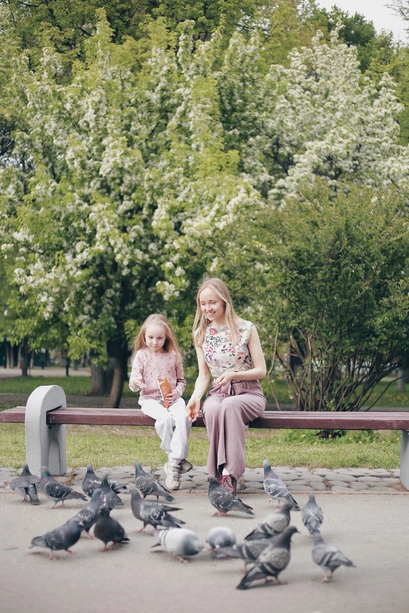 Полина и мамАня