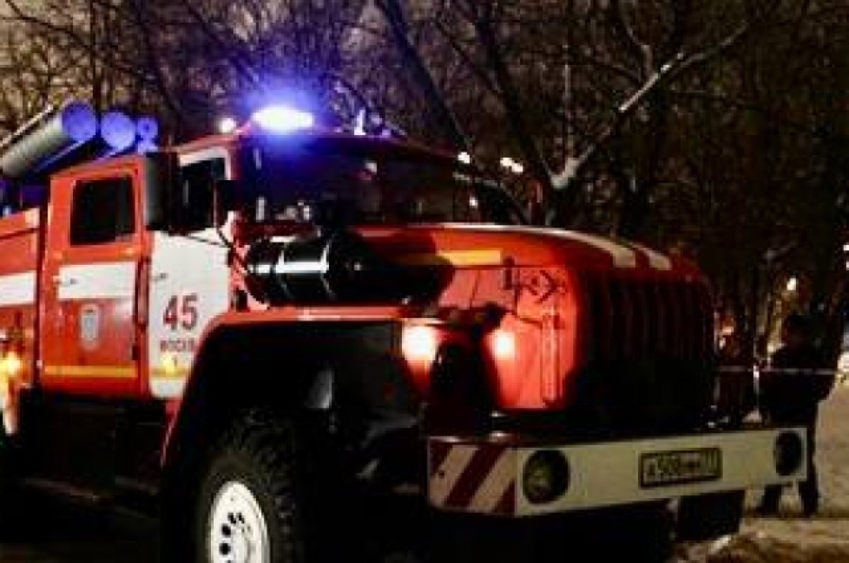    В Оренбуржье потушили сарай, подожжённый детьми