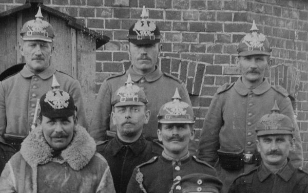 Прусские солдаты времён Первой мировой войны. фото из интернет.