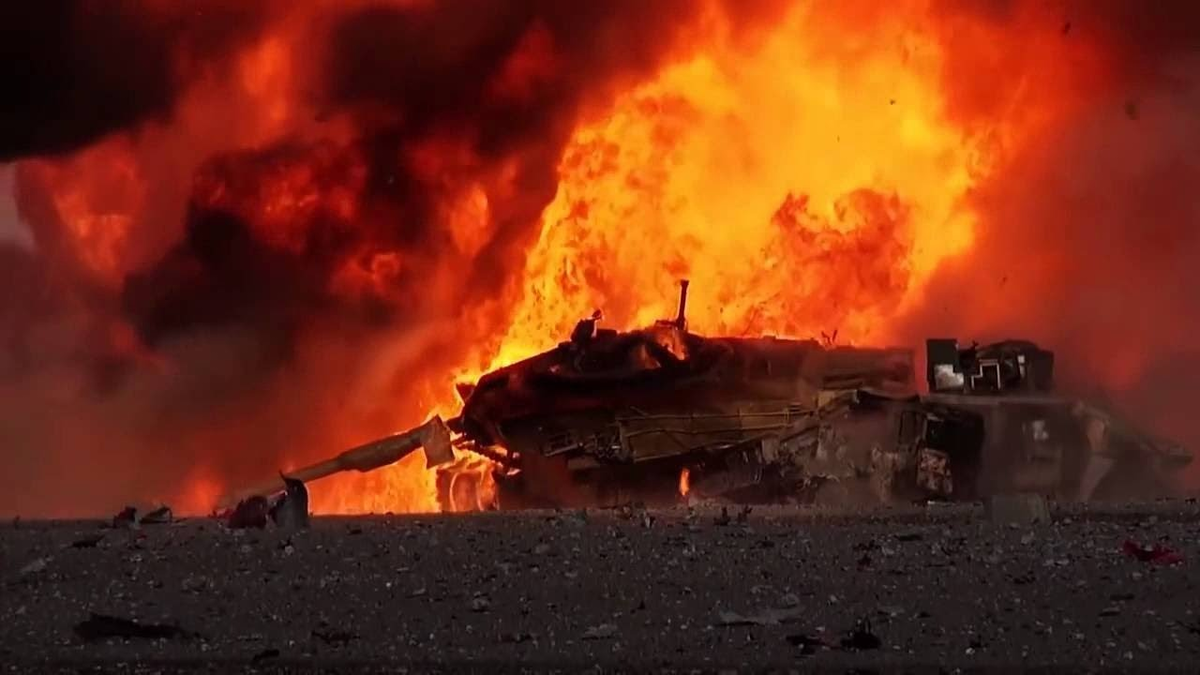 Уничтоженный челленджер. M1 Abrams в Йемене. Подбитый Челленджер на Украине.