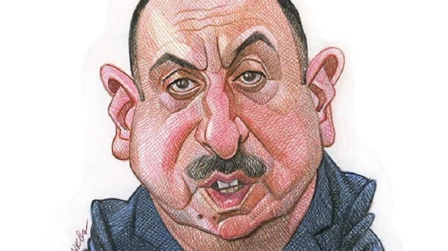 На фото картинке наследственный бакинский диктатор - Ильхам Алиев. Фото из открытых источников сети Интернета 