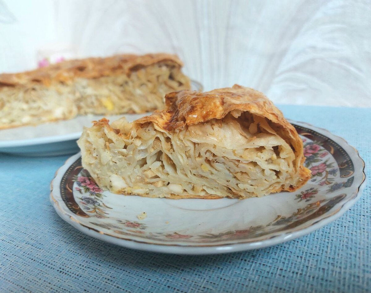 Рваный пирог из лаваша