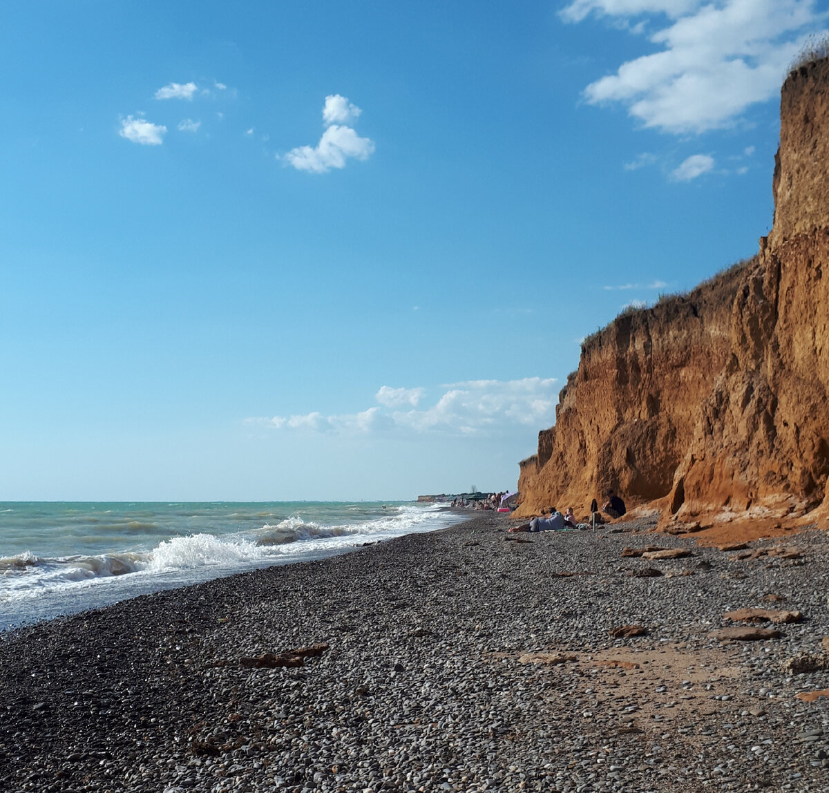 Пляж в посёлке Фрунзе, Сакский район