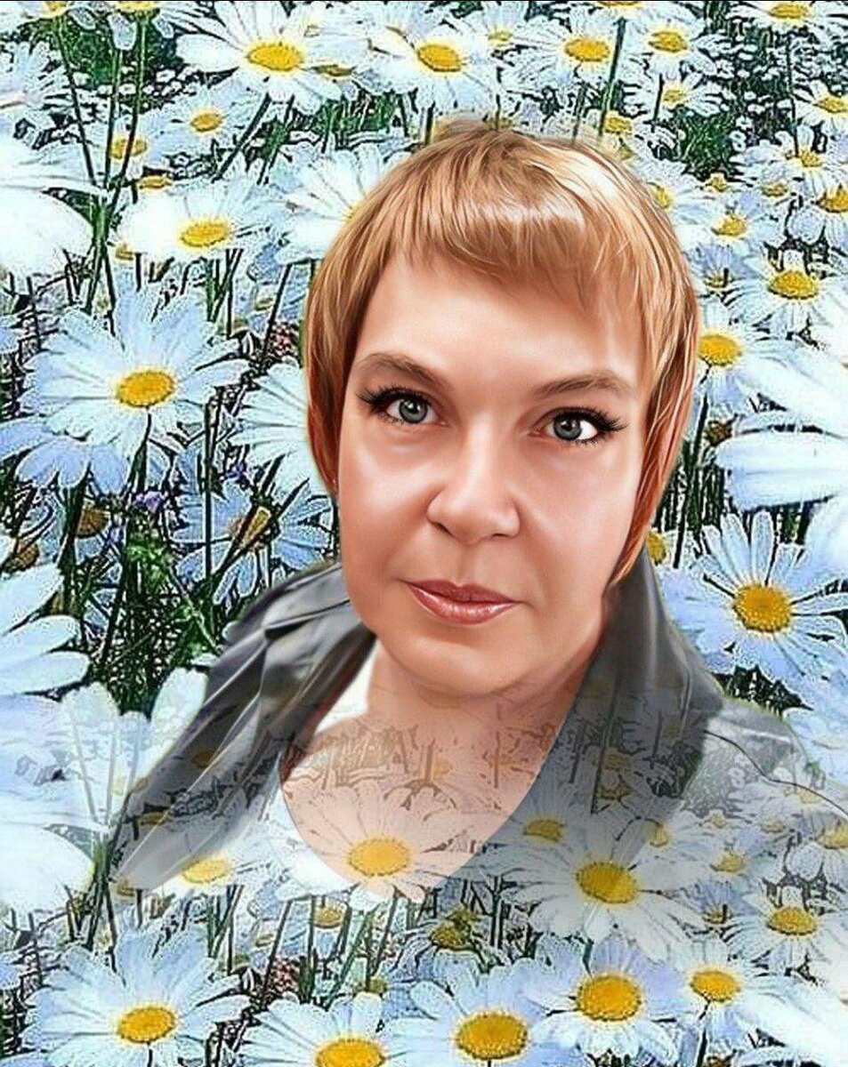 Фото автора, обработанное в лаборатории. Глазки подкрасили, бровки подправили. Надо взять изменения с собой в прекрасное далёко.