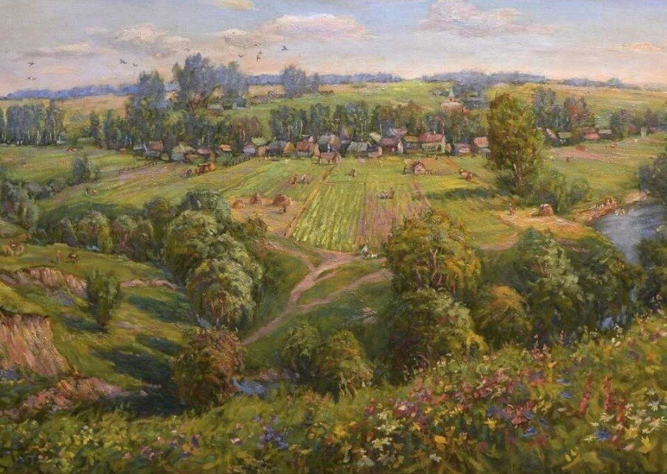    Одна из картин художника