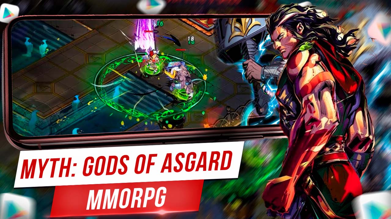 🔥ОТЛИЧНАЯ ММОРПГ на АНДРОИД iOS. Myth: Gods of Asgard