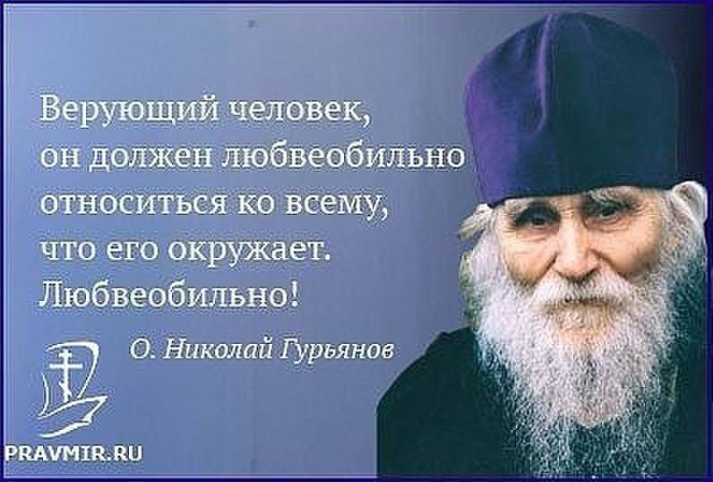 Николай Гурьянов. Отец Николай Гурьянов. Батюшка Николай Гурьянов. Цитаты верующих.