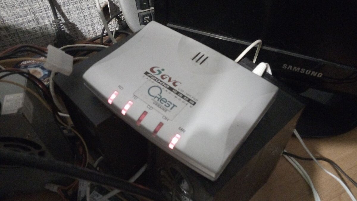 Модемчик с чердачной коробочки