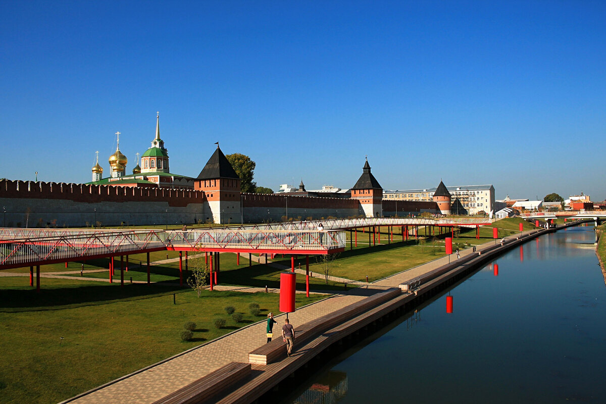 Казанская набережная, хорошо умиротворяет 