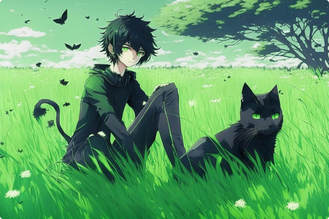 Кот Тима и... ("речь об этом человеке пойдёт в одном из следующих эпизодах") в стиле Аниме