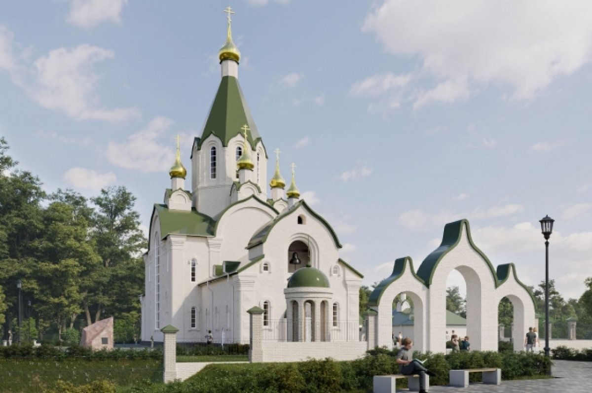    На въезде в Томск заложили первый камень будущего храма