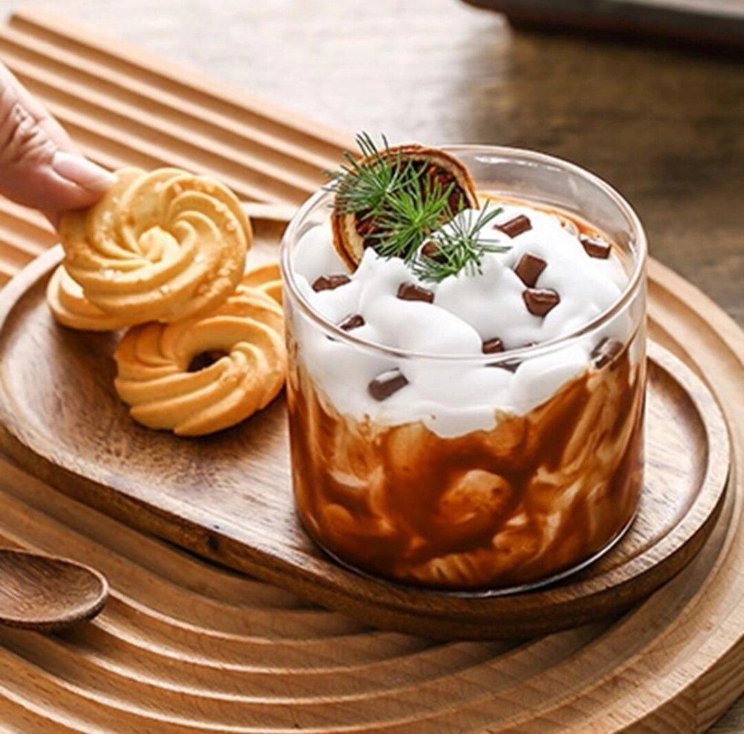 Поднос рифлёный из бука