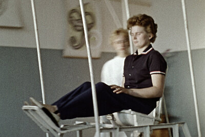    Валентина Терешкова во время тренировки © РИА Новости