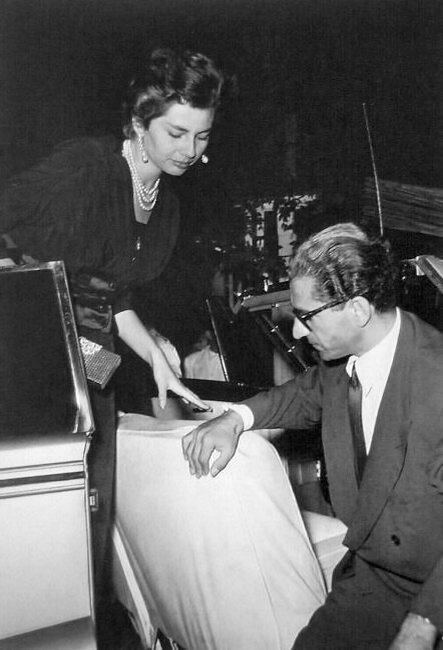 Сорайя с шахом Мохаммадом Резой Пехлеви